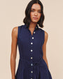 Bella DahlSleeveless Seamed Shirt Dress - Nautical NightDresses