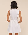 Bella DahlSleeveless Seamed Shirt Dress - WhiteDresses