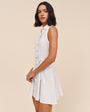 Bella DahlSleeveless Seamed Shirt Dress - WhiteDresses