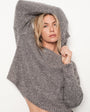 Bella DahlSlouchy Sweater - Charcoal ShimmerSweaters
