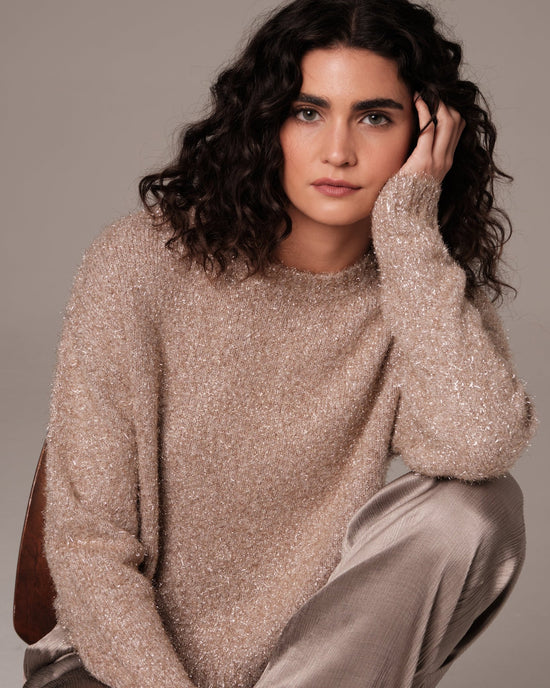 Bella Dahl Slouchy Sweater - Gold Shimmer