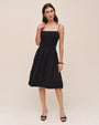 Bella DahlSmocked Dress With Beaded Straps - BlackDresses