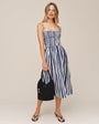 Bella DahlSmocked Midi Dress - Painted Tides StripeDresses