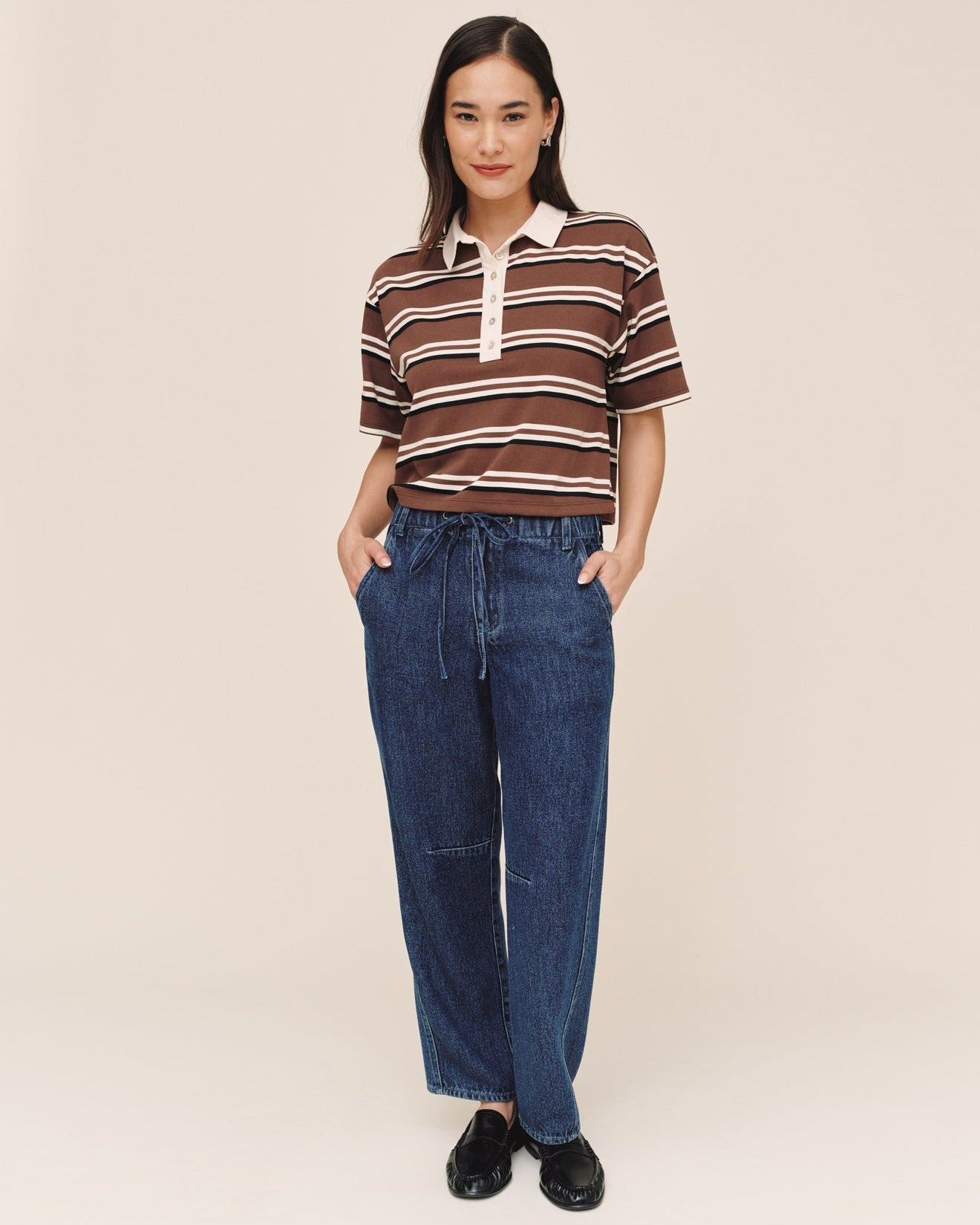 Bella DahlSoft Barrel - Dark Rinse WashPants