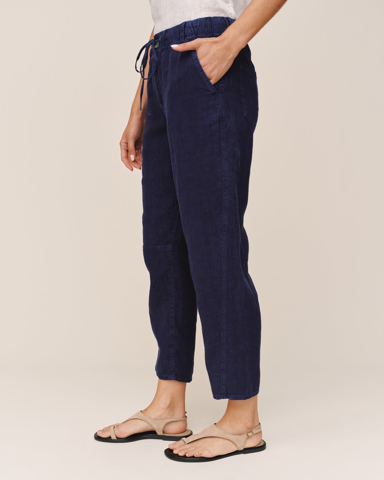 Bella DahlSoft Barrel Zip Front - Nautical NightPants