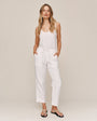 Bella DahlSoft Barrel Zip Front - WhitePants