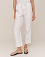 Bella DahlSoft Barrel Zip Front - WhitePants