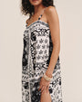 Bella DahlSpaghetti Strap Midi Dress - Tropical Bandana PrintDresses
