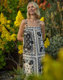 Bella DahlSpaghetti Strap Midi Dress - Tropical Bandana PrintDresses