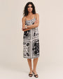 Bella DahlSpaghetti Strap Midi Dress - Tropical Bandana PrintDresses