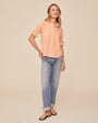 Bella DahlSplit Back Button Down - Golden BlushTops