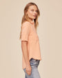 Bella DahlSplit Back Button Down - Golden BlushTops