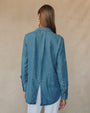 Bella DahlSplit Back Button Down - Skyline Spray WashTops
