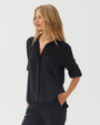 Bella DahlSplit Back Button Down - Vintage BlackTops