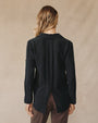 Bella DahlSplit Back Button Down - Vintage BlackTops