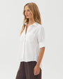 Bella DahlSplit Back Button Down - WhiteTops