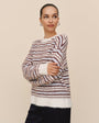 Bella DahlStriped Crew Neck Sweater - Frosty StripeSweaters