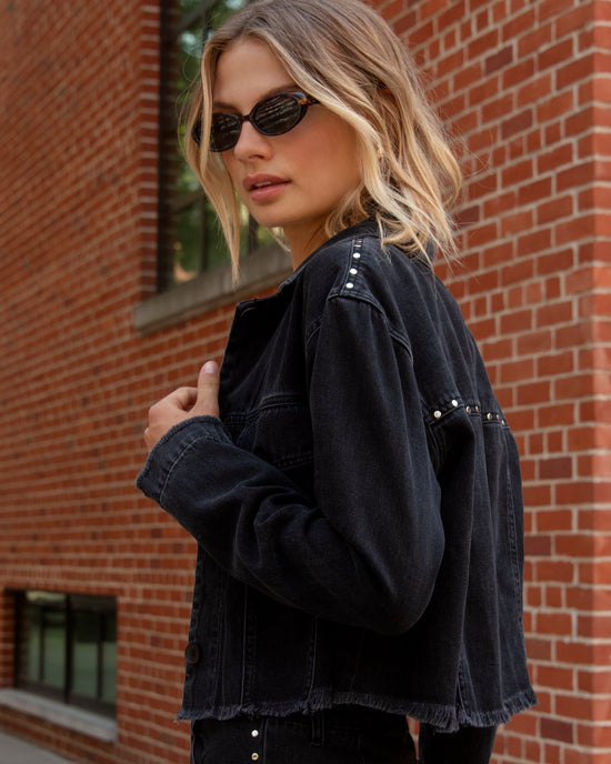 Bella Dahl Studded Jacket - Moon Shadow Wash