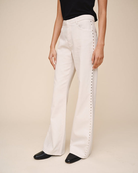 Bella Dahl Studded Vintage Jean - Frosted Ecru View 2