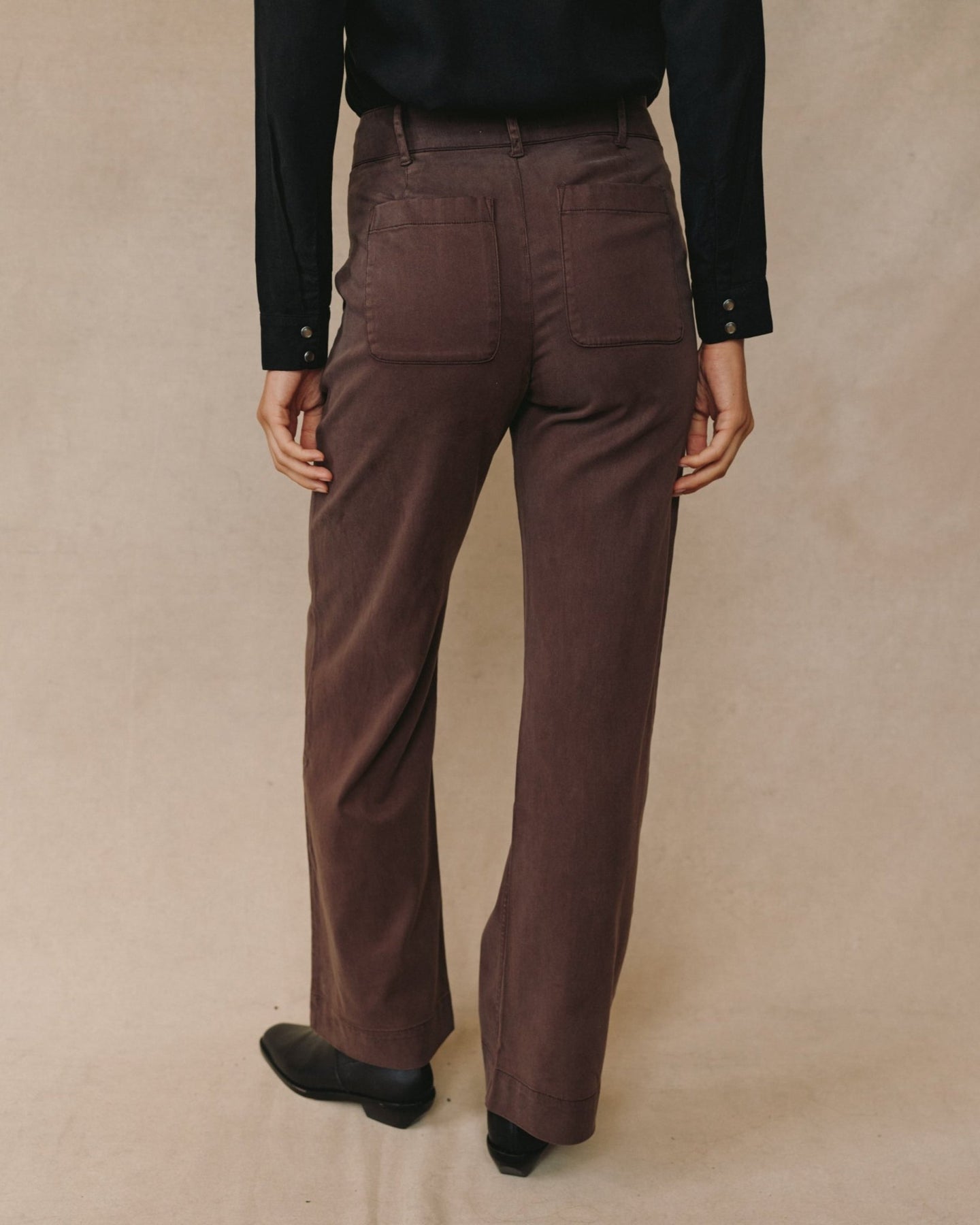 Bella DahlSydney Wide Leg Pant - Chestnut BrownPants