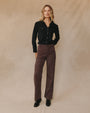 Bella DahlSydney Wide Leg Pant - Chestnut BrownPants