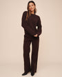Bella DahlSydney Wide Leg Pant - Dark ChestnutPants