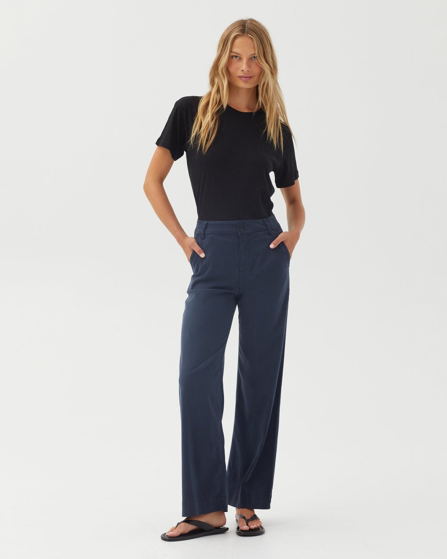 Bella DahlSydney Wide Leg Pant - Endless SeaPants