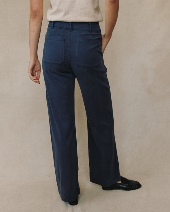 Bella Dahl Sydney Wide Leg Pant - Endless Sea View 2