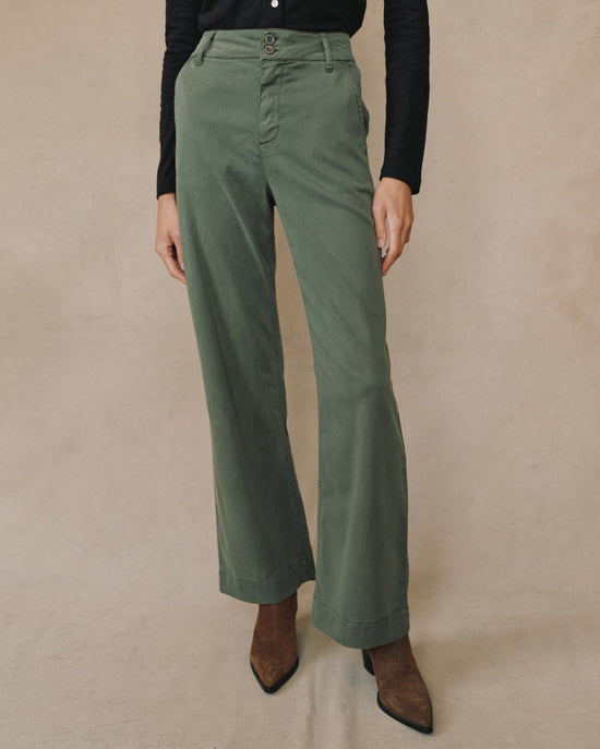 Bella Dahl Sydney Wide Leg Pant - Fernwood View 2