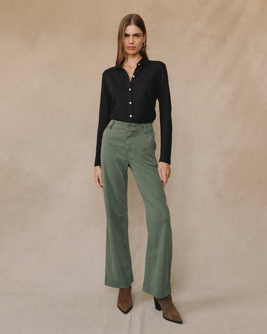 Bella Dahl Sydney Wide Leg Pant - Fernwood