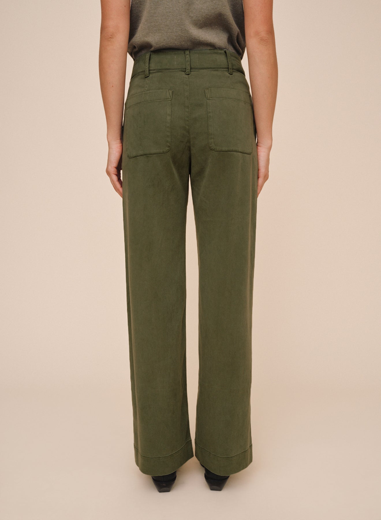 Bella DahlSydney Wide Leg Pant - Olive NightPants