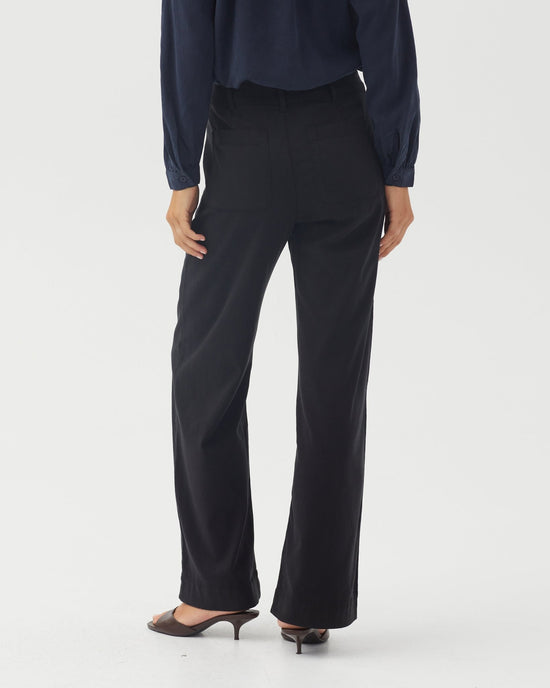 Bella Dahl Sydney Wide Leg Pant - Vintage Black View 2