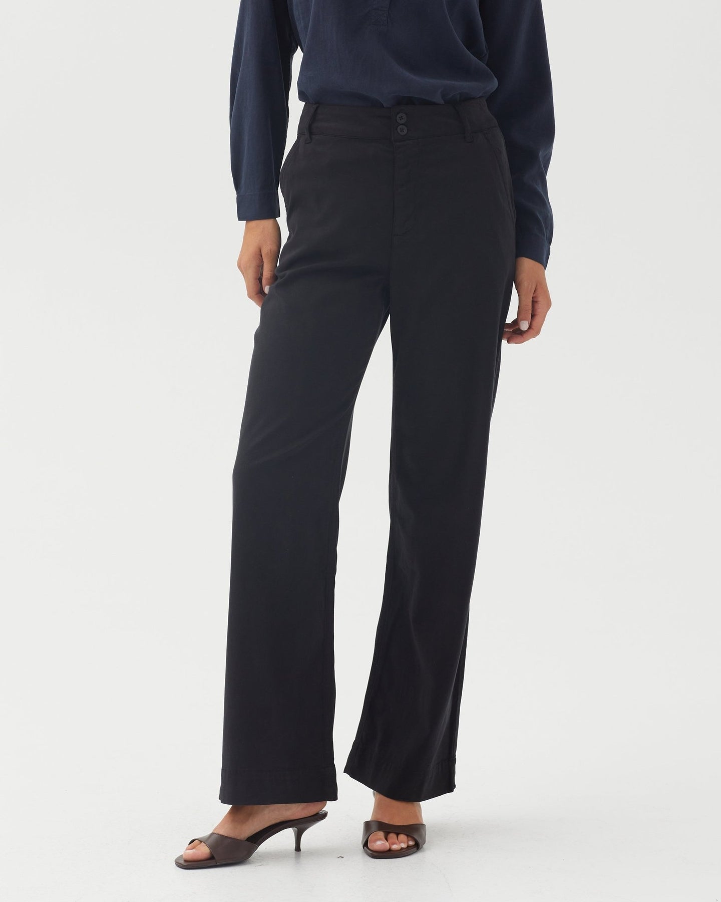 Bella DahlSydney Wide Leg Pant - Vintage BlackPants