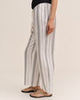 Bella DahlTassel Cord Drawstring Crop - Boardwalk StripePants