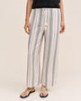 Bella DahlTassel Cord Drawstring Crop - Boardwalk StripePants