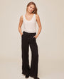 Bella DahlTrouser Jean With Side Stripe - Vintage Black WashPants
