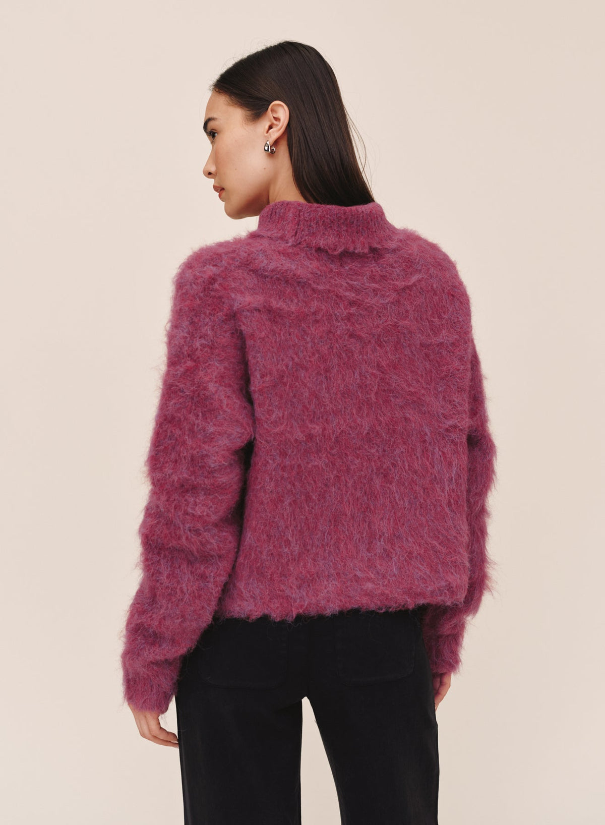 Bella DahlTurtle Neck Sweater - Fucshia CloudSweaters