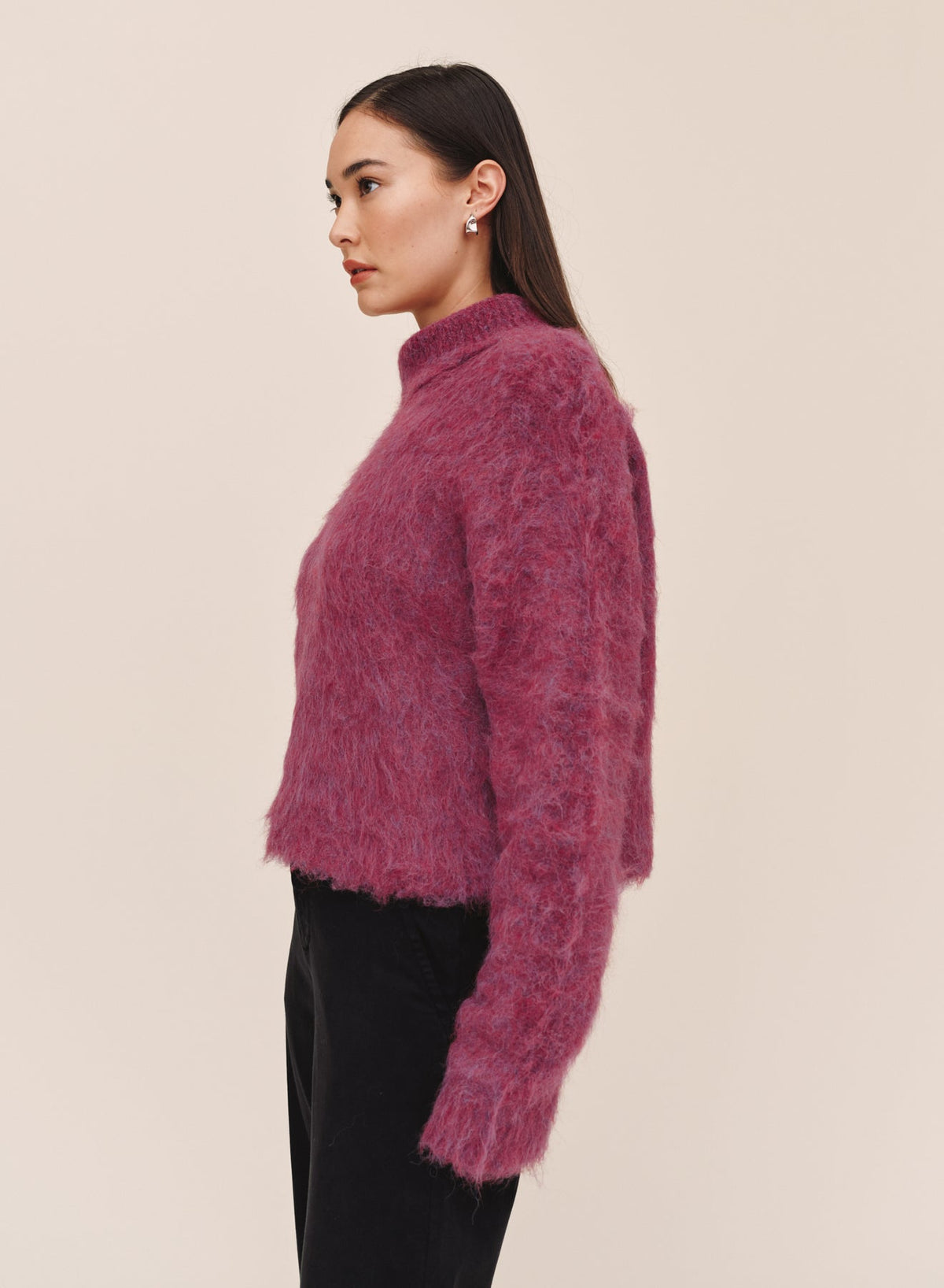 Bella DahlTurtle Neck Sweater - Fucshia CloudSweaters