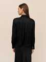 Bella DahlUtility Crop Button Down - BlackTops