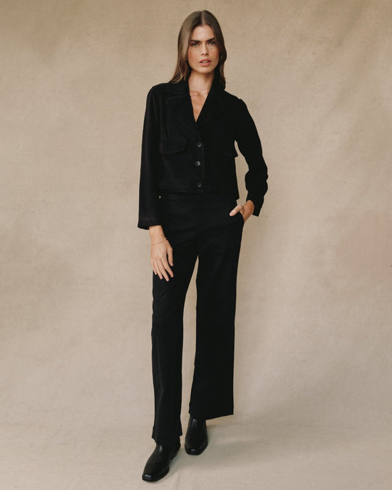 Bella Dahl Utility Crop Trench - Black