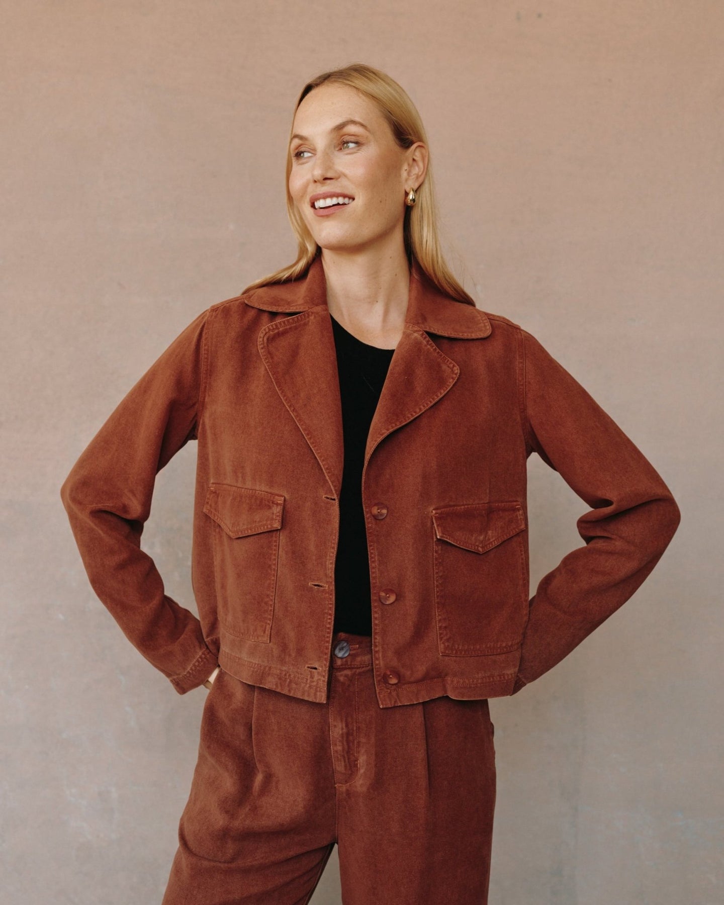 Bella DahlUtility Crop Trench - Honey oakCoats & Jackets