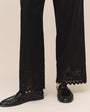 Bella DahlUtility Pant With Embroidered Scallop Edge - BlackPants