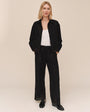 Bella DahlUtility Pant With Embroidered Scallop Edge - BlackPants