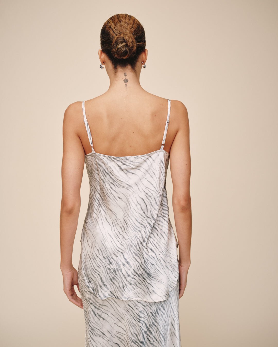 V Neck Camisole - Snow Tiger – Bella Dahl