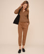 Bella DahlV Neck Sweater - Heather DuneSweaters