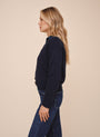 Bella DahlV Neck Sweater - Heather QuartzSweaters