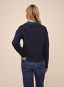 Bella DahlV Neck Sweater - Heather QuartzSweaters