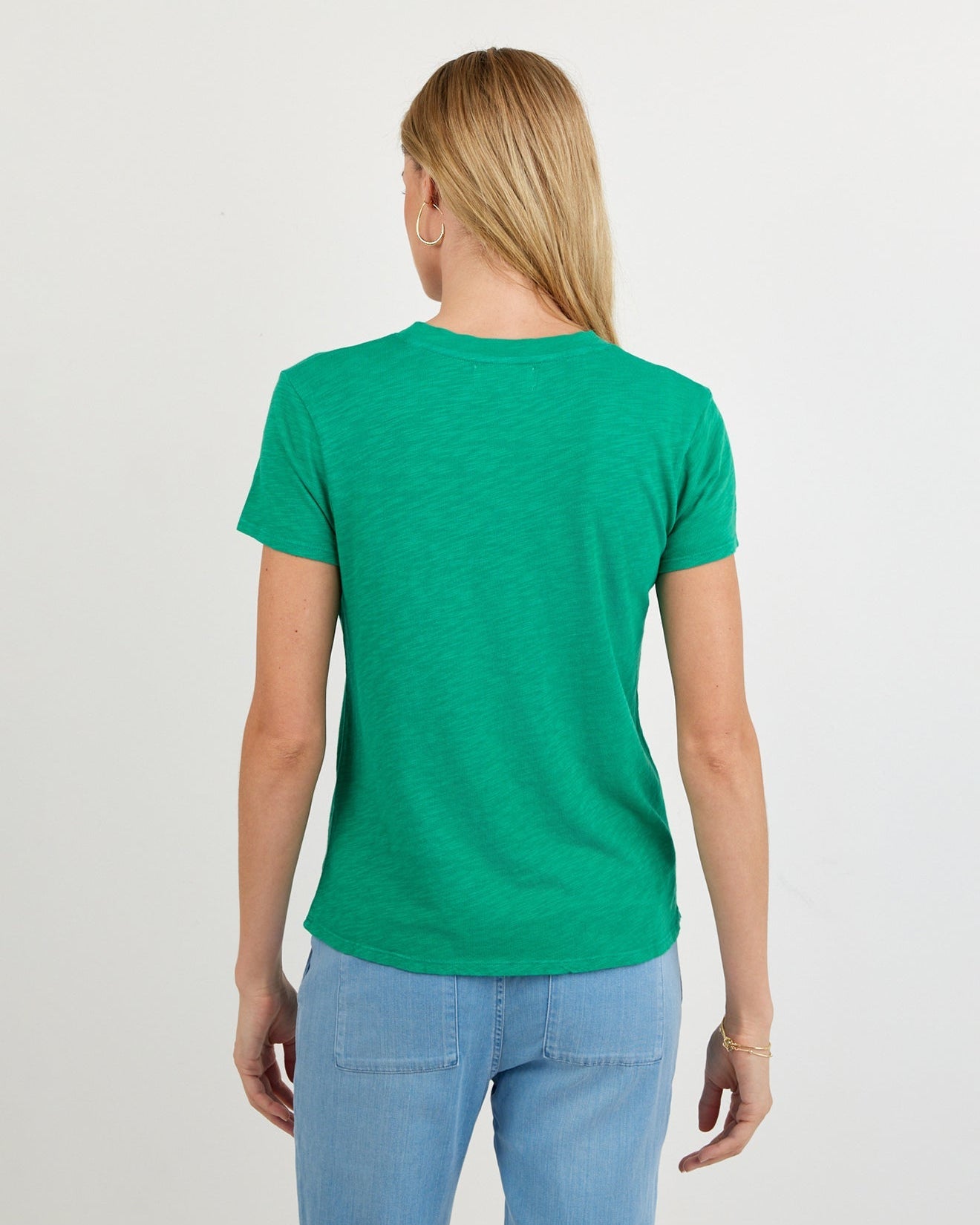 Bella DahlV Neck Tee - Aqua GreenTops