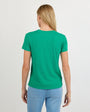 Bella DahlV Neck Tee - Aqua GreenTops