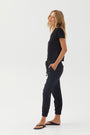 Bella DahlV Neck Tee - BlackTops